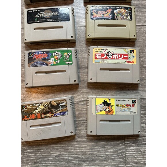 Vintage Japanese Nintendo Super Famicom video game  - BIG LOT of 25 - US Seller - Picture 7 of 14